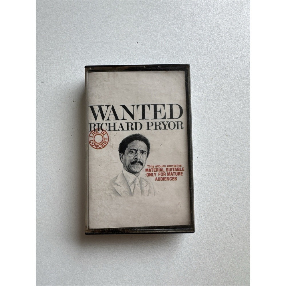 Richard Pryor – Wanted: Live In Concert cassette tape.